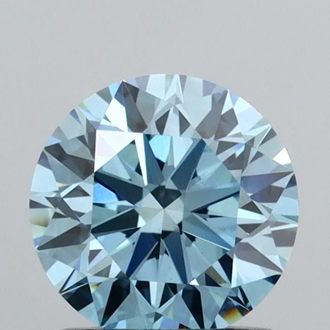 Ideal Loose Diamond - ROUND 1.0ct Fancy Vivid Blue VS1: Ideal Loose Diamond - ROUND 1.0ct Fancy Vivid Blue VS1 Source: This is a real non-mined Diamond that has been grown in a lab Shape: ROUND Carats: 1.0 Color: Fancy Vivid Blue Certification: IGI Video: