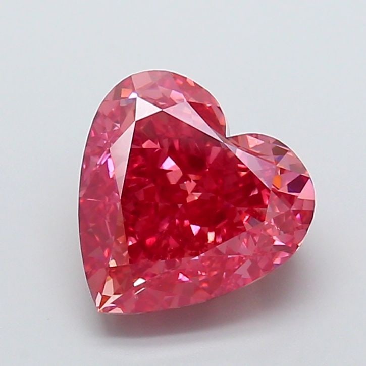 Loose Diamond - HEART 6.04ct Fancy Vivid Pink VS1: Loose Diamond - HEART 6.04ct Fancy Vivid Pink VS1 Source: This is a real non-mined Diamond that has been grown in a lab Shape: HEART Carats: 6.04 Color: Fancy Vivid Pink Certification: IGI Video: