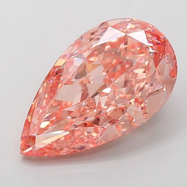 Loose Diamond - PEAR 7.01ct Fancy Vivid Pink VS1: Loose Diamond - PEAR 7.01ct Fancy Vivid Pink VS1 Source: This is a real non-mined Diamond that has been grown in a lab Shape: PEAR Carats: 7.01 Color: Fancy Vivid Pink Certification: IGI Video: