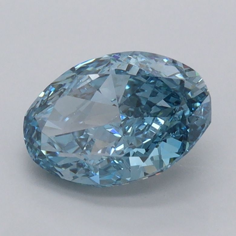 Loose Diamond - OVAL 1.58ct Fancy Vivid Blue VS1: Loose Diamond - OVAL 1.58ct Fancy Vivid Blue VS1 Source: This is a real non-mined Diamond that has been grown in a lab Shape: OVAL Carats: 1.58 Color: Fancy Vivid Blue Certification: IGI Video: