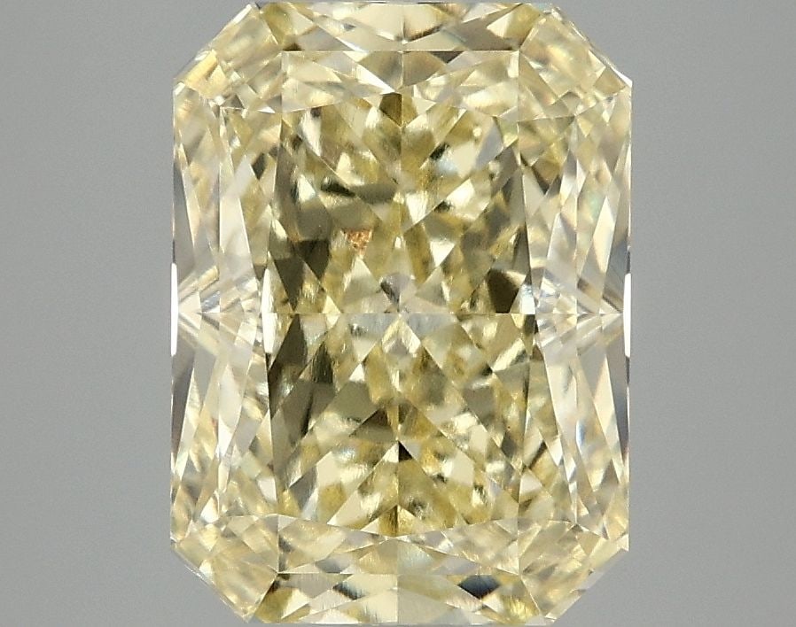 Loose Diamond - RADIANT 4.1ct Fancy Vivid Yellow VS1: Loose Diamond - RADIANT 4.1ct Fancy Vivid Yellow VS1 Source: This is a real non-mined Diamond that has been grown in a lab Shape: RADIANT Carats: 4.1 Color: Fancy Vivid Yellow Certification: IGI Video