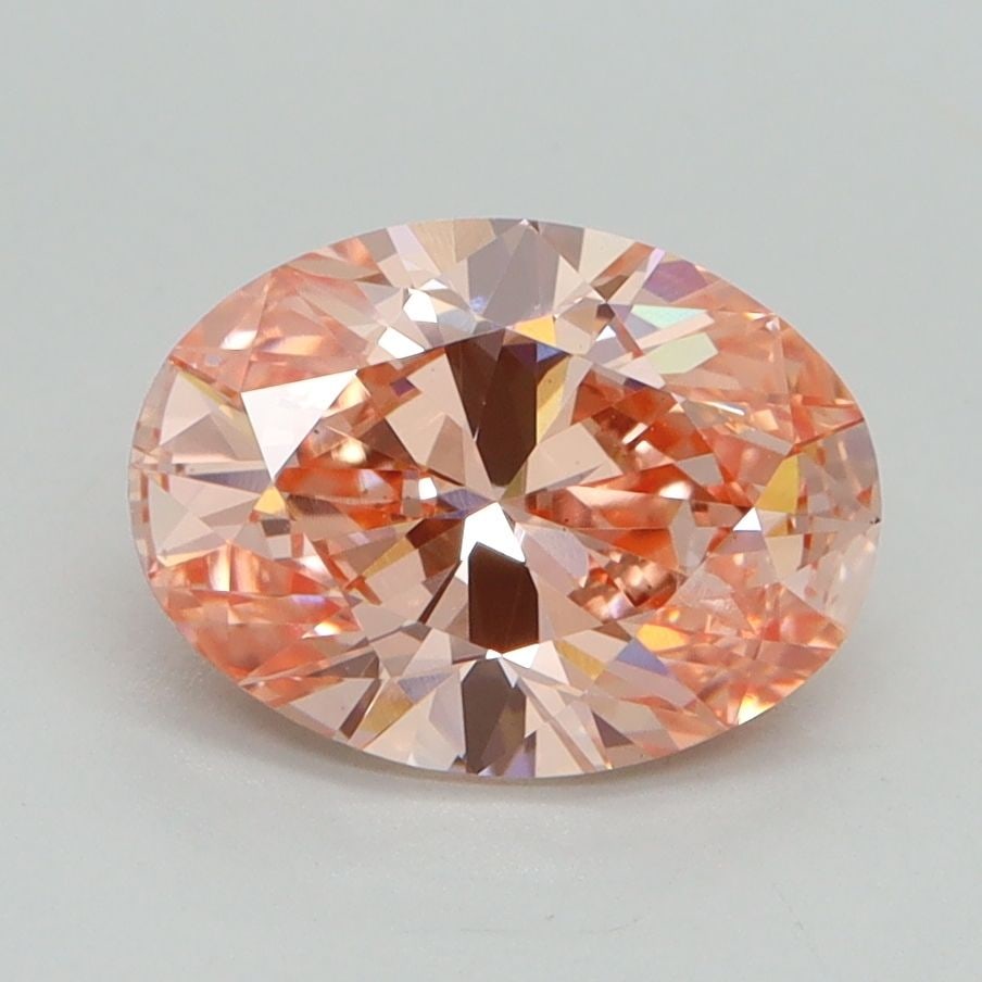 Loose Diamond - OVAL 1.7ct Fancy Intense Pink SI1: Loose Diamond - OVAL 1.7ct Fancy Intense Pink SI1 Source: This is a real non-mined Diamond that has been grown in a lab Shape: OVAL Carats: 1.7 Color: Fancy Intense Pink Certification: IGI Video: