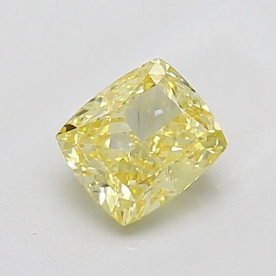 Loose Diamond - CUSHION MODIFIED 1.01ct Fancy Intense Yellow VS2: Loose Diamond - CUSHION MODIFIED 1.01ct Fancy Intense Yellow VS2 Source: This is a real non-mined Diamond that has been grown in a lab Shape: CUSHION MODIFIED Carats: 1.01 Color: Fancy Intense Yellow 