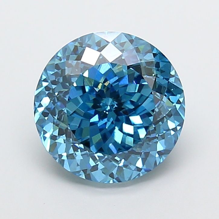 Loose Diamond - ROUND 5.31ct Fancy Vivid Blue VS1: Loose Diamond - ROUND 5.31ct Fancy Vivid Blue VS1 Source: This is a real non-mined Diamond that has been grown in a lab Shape: ROUND Carats: 5.31 Color: Fancy Vivid Blue Certification: IGI Video: