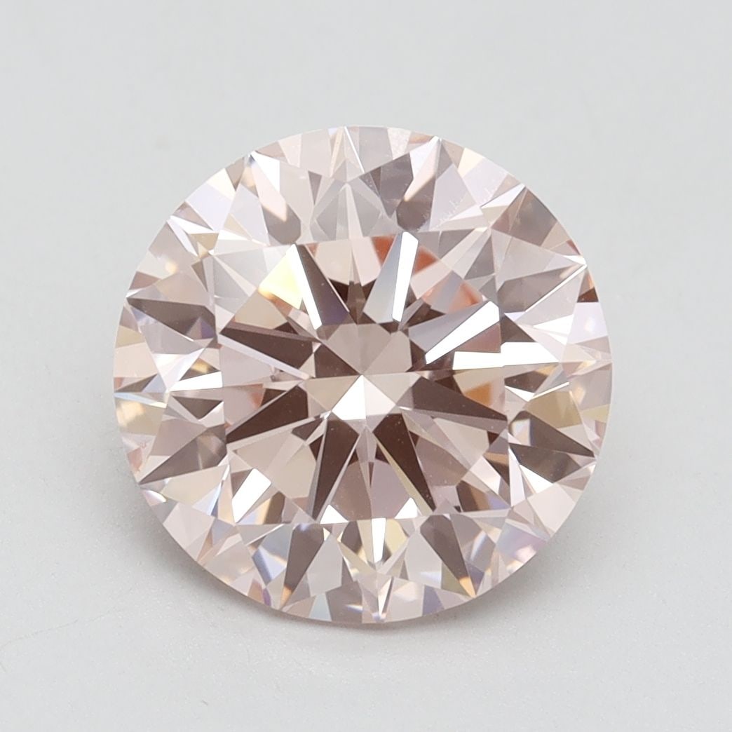 Loose Diamond - ROUND 3.37ct Fancy Intense Pink VS1: Loose Diamond - ROUND 3.37ct Fancy Intense Pink VS1 Source: This is a real non-mined Diamond that has been grown in a lab Shape: ROUND Carats: 3.37 Color: Fancy Intense Pink Certification: IGI Video: