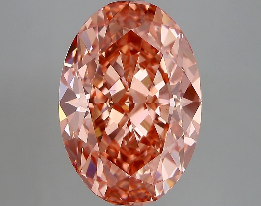 Loose Diamond - OVAL 5.52ct Fancy Vivid Pink VS1: Loose Diamond - OVAL 5.52ct Fancy Vivid Pink VS1 Source: This is a real non-mined Diamond that has been grown in a lab Shape: OVAL Carats: 5.52 Color: Fancy Vivid Pink Certification: IGI Video: