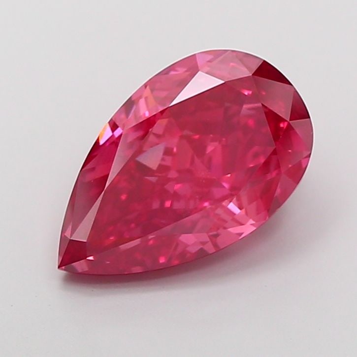 Loose Diamond - PEAR 5.04ct Fancy Vivid Pink VVS2: Loose Diamond - PEAR 5.04ct Fancy Vivid Pink VVS2 Source: This is a real non-mined Diamond that has been grown in a lab Shape: PEAR Carats: 5.04 Color: Fancy Vivid Pink Certification: IGI Video: