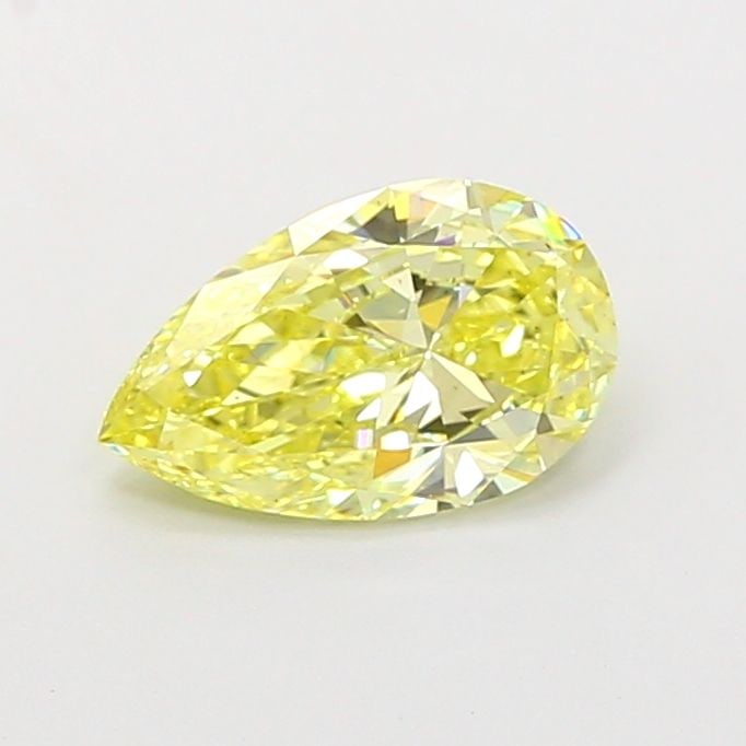 Loose Diamond - PEAR 0.98ct Fancy Intense Yellow VS2: Loose Diamond - PEAR 0.98ct Fancy Intense Yellow VS2 Source: This is a real non-mined Diamond that has been grown in a lab Shape: PEAR Carats: 0.98 Color: Fancy Intense Yellow Certification: IGI Video