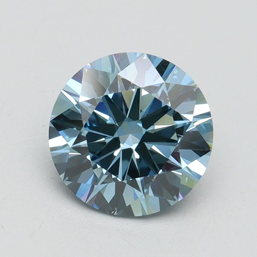 Loose Diamond - ROUND 1.33ct Fancy Vivid Blue VS2: Loose Diamond - ROUND 1.33ct Fancy Vivid Blue VS2 Source: This is a real non-mined Diamond that has been grown in a lab Shape: ROUND Carats: 1.33 Color: Fancy Vivid Blue Certification: IGI Video: