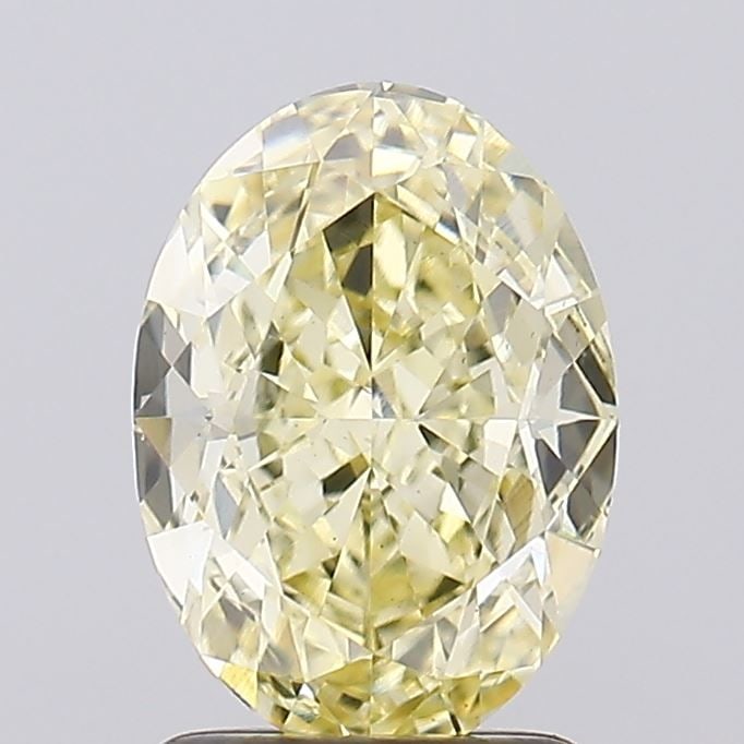 Loose Diamond - OVAL 2.04ct Fancy Yellow VS2: Loose Diamond - OVAL 2.04ct Fancy Yellow VS2 Source: This is a real non-mined Diamond that has been grown in a lab Shape: OVAL Carats: 2.04 Color: Fancy Yellow Certification: IGI Video: