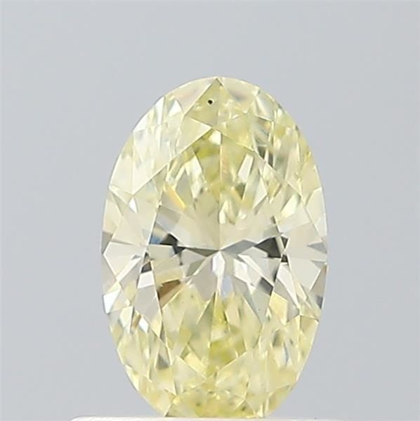 Loose Diamond - OVAL 0.54ct Fancy Light Yellow VS2: Loose Diamond - OVAL 0.54ct Fancy Light Yellow VS2 Source: This is a real non-mined Diamond that has been grown in a lab Shape: OVAL Carats: 0.54 Color: Fancy Light Yellow Certification: IGI Video: