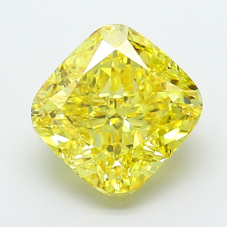 Loose Diamond - CUSHION MODIFIED 6.04ct Fancy Vivid Yellow VS1: Loose Diamond - CUSHION MODIFIED 6.04ct Fancy Vivid Yellow VS1 Source: This is a real non-mined Diamond that has been grown in a lab Shape: CUSHION MODIFIED Carats: 6.04 Color: Fancy Vivid Yellow Cert