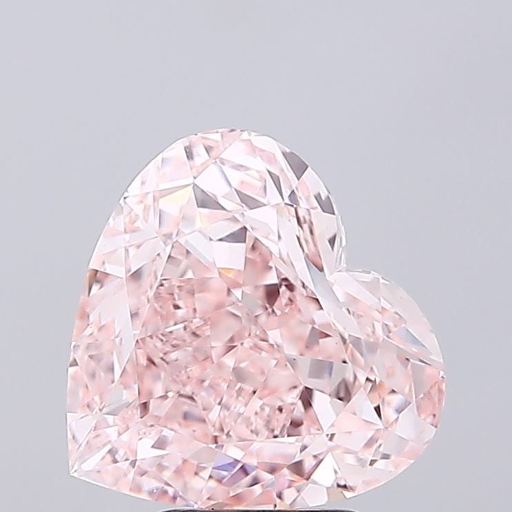 Loose Diamond - HEART 5.1ct Fancy Brownish Pink VS1: Loose Diamond - HEART 5.1ct Fancy Brownish Pink VS1 Source: This is a real non-mined Diamond that has been grown in a lab Shape: HEART Carats: 5.1 Color: Fancy Brownish Pink Certification: IGI Video: