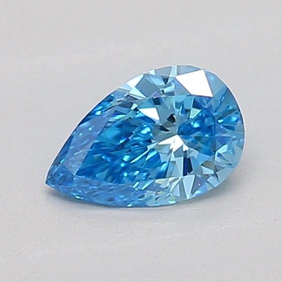 Loose Diamond - PEAR 0.25ct Fancy Vivid Blue VS1: Loose Diamond - PEAR 0.25ct Fancy Vivid Blue VS1 Source: This is a real non-mined Diamond that has been grown in a lab Shape: PEAR Carats: 0.25 Color: Fancy Vivid Blue Certification: IGI Additional im