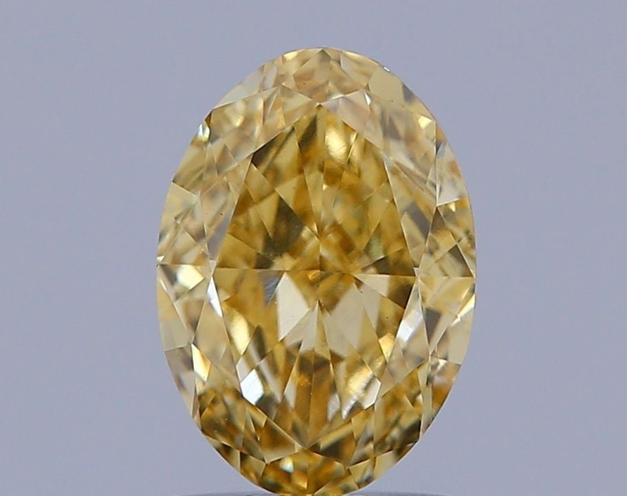 Loose Diamond - OVAL 1.88ct Fancy Vivid Yellow VS1: Loose Diamond - OVAL 1.88ct Fancy Vivid Yellow VS1 Source: This is a real non-mined Diamond that has been grown in a lab Shape: OVAL Carats: 1.88 Color: Fancy Vivid Yellow Certification: IGI Video: