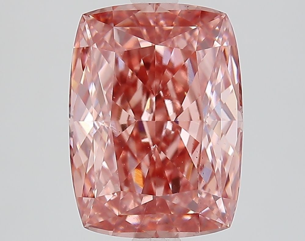Loose Diamond - CUSHION MODIFIED 3.61ct Fancy Vivid Pink VS2: Loose Diamond - CUSHION MODIFIED 3.61ct Fancy Vivid Pink VS2 Source: This is a real non-mined Diamond that has been grown in a lab Shape: CUSHION MODIFIED Carats: 3.61 Color: Fancy Vivid Pink Certific