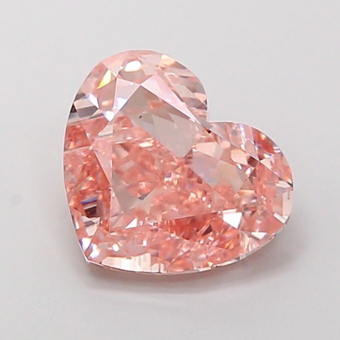 Loose Diamond - HEART 3.02ct Fancy Intense Pink VS2: Loose Diamond - HEART 3.02ct Fancy Intense Pink VS2 Source: This is a real non-mined Diamond that has been grown in a lab Shape: HEART Carats: 3.02 Color: Fancy Intense Pink Certification: IGI Video: