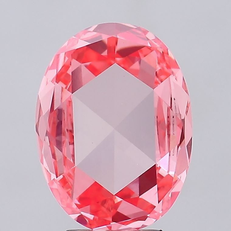 Loose Diamond - ROSE 3.45ct Fancy Vivid Pink VS1: Loose Diamond - ROSE 3.45ct Fancy Vivid Pink VS1 Source: This is a real non-mined Diamond that has been grown in a lab Shape: ROSE Carats: 3.45 Color: Fancy Vivid Pink Certification: IGI Video: