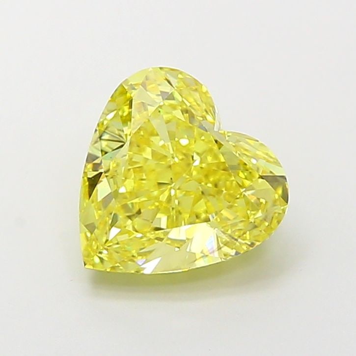 Loose Diamond - HEART 2.92ct Fancy Intense Yellow VS1: Loose Diamond - HEART 2.92ct Fancy Intense Yellow VS1 Source: This is a real non-mined Diamond that has been grown in a lab Shape: HEART Carats: 2.92 Color: Fancy Intense Yellow Certification: IGI Vid