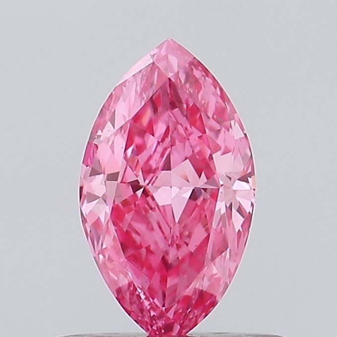 Loose Diamond - MARQUISE 0.51ct Fancy Vivid Pink VS1: Loose Diamond - MARQUISE 0.51ct Fancy Vivid Pink VS1 Source: This is a real non-mined Diamond that has been grown in a lab Shape: MARQUISE Carats: 0.51 Color: Fancy Vivid Pink Certification: NONE Vide