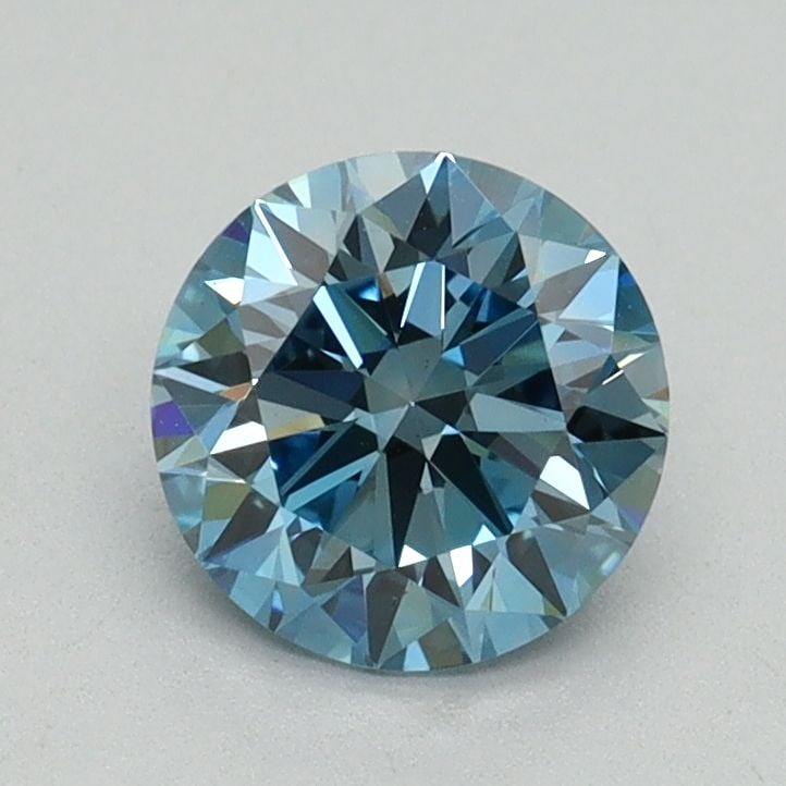 Loose Diamond - ROUND 1.02ct Fancy Vivid Blue VS1: Loose Diamond - ROUND 1.02ct Fancy Vivid Blue VS1 Source: This is a real non-mined Diamond that has been grown in a lab Shape: ROUND Carats: 1.02 Color: Fancy Vivid Blue Certification: IGI Video:
