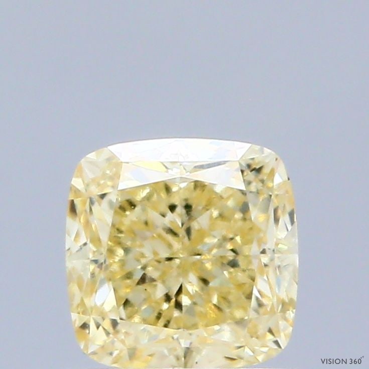 Loose Diamond - CUSHION MODIFIED 1.0ct Fancy Intense Yellow VS1: Loose Diamond - CUSHION MODIFIED 1.0ct Fancy Intense Yellow VS1 Source: This is a real non-mined Diamond that has been grown in a lab Shape: CUSHION MODIFIED Carats: 1.0 Color: Fancy Intense Yellow Ce