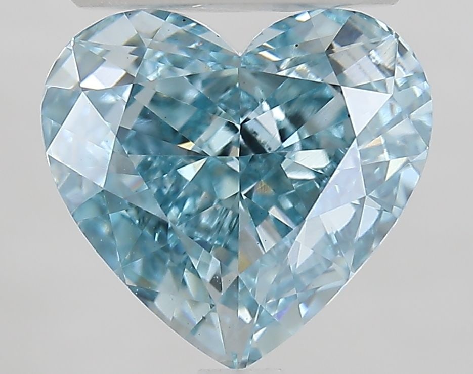 Loose Diamond - HEART 2.9ct Fancy Vivid Blue VS1: Loose Diamond - HEART 2.9ct Fancy Vivid Blue VS1 Source: This is a real non-mined Diamond that has been grown in a lab Shape: HEART Carats: 2.9 Color: Fancy Vivid Blue Certification: IGI Video: