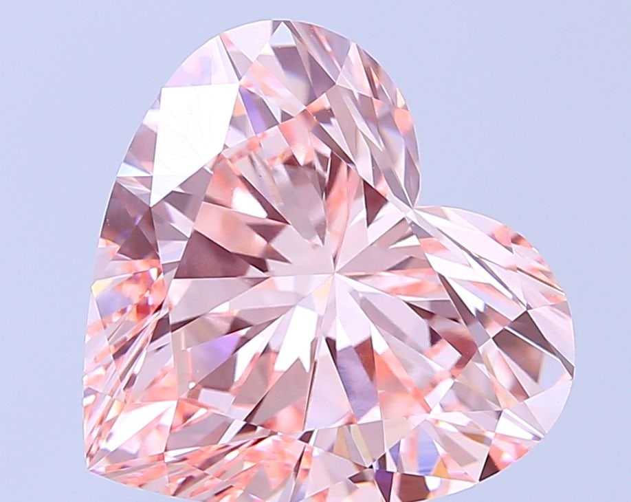 Loose Diamond - HEART 7.1ct Fancy Intense Pink VVS2: Loose Diamond - HEART 7.1ct Fancy Intense Pink VVS2 Source: This is a real non-mined Diamond that has been grown in a lab Shape: HEART Carats: 7.1 Color: Fancy Intense Pink Certification: IGI Addition