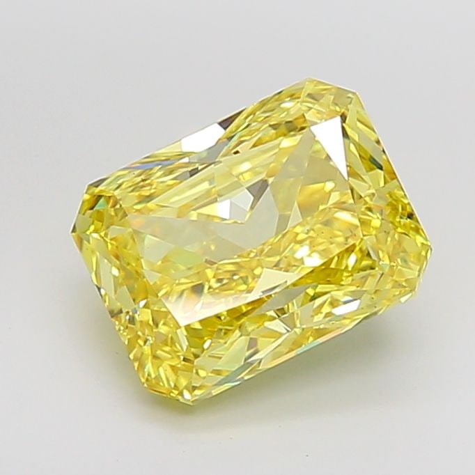 Loose Diamond - RADIANT 7.01ct Fancy Vivid Yellow VS2: Loose Diamond - RADIANT 7.01ct Fancy Vivid Yellow VS2 Source: This is a real non-mined Diamond that has been grown in a lab Shape: RADIANT Carats: 7.01 Color: Fancy Vivid Yellow Certification: IGI Vid