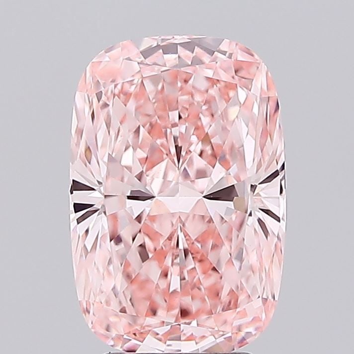 Loose Diamond - CUSHION MODIFIED 3.5ct Fancy Vivid Pink VVS2: Loose Diamond - CUSHION MODIFIED 3.5ct Fancy Vivid Pink VVS2 Source: This is a real non-mined Diamond that has been grown in a lab Shape: CUSHION MODIFIED Carats: 3.5 Color: Fancy Vivid Pink Certifica