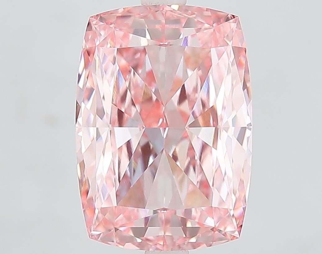 Loose Diamond - CUSHION MODIFIED 5.42ct Fancy Vivid Pink VVS2: Loose Diamond - CUSHION MODIFIED 5.42ct Fancy Vivid Pink VVS2 Source: This is a real non-mined Diamond that has been grown in a lab Shape: CUSHION MODIFIED Carats: 5.42 Color: Fancy Vivid Pink Certifi