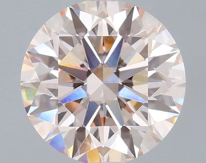 Ideal Loose Diamond - ROUND 2.07ct Fancy Light Pink VVS2: Ideal Loose Diamond - ROUND 2.07ct Fancy Light Pink VVS2 Source: This is a real non-mined Diamond that has been grown in a lab Shape: ROUND Carats: 2.07 Color: Fancy Light Pink Certification: IGI Vide