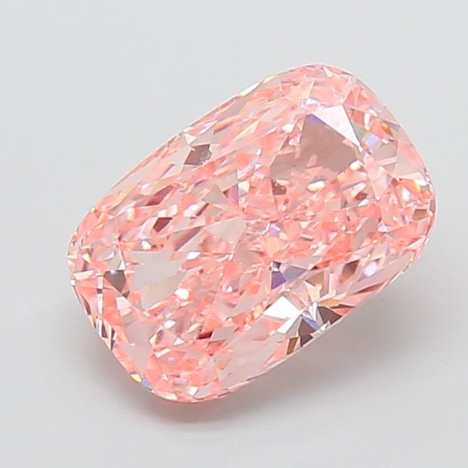 Loose Diamond - CUSHION MODIFIED 3.08ct Fancy Vivid Pink VS1: Loose Diamond - CUSHION MODIFIED 3.08ct Fancy Vivid Pink VS1 Source: This is a real non-mined Diamond that has been grown in a lab Shape: CUSHION MODIFIED Carats: 3.08 Color: Fancy Vivid Pink Certific