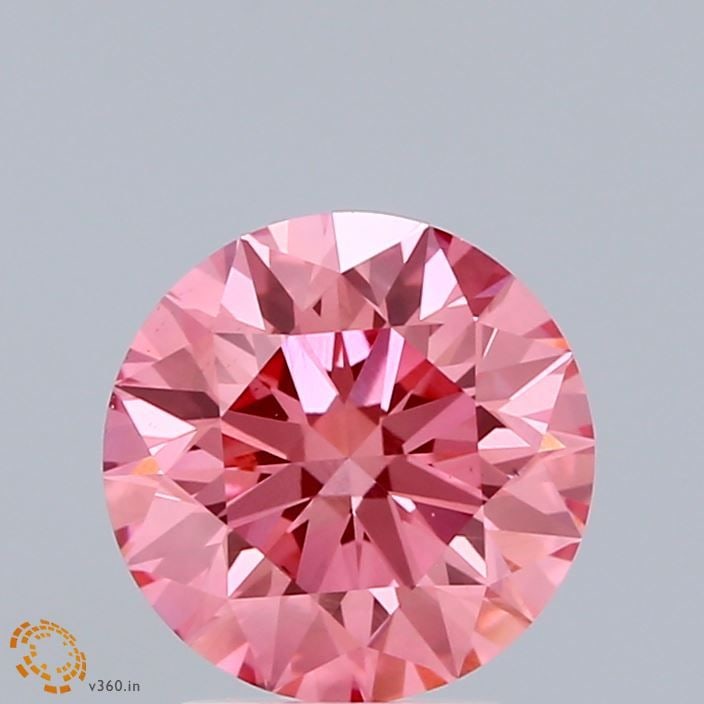 Loose Diamond - ROUND 2.06ct Fancy Vivid Pink VS1: Loose Diamond - ROUND 2.06ct Fancy Vivid Pink VS1 Source: This is a real non-mined Diamond that has been grown in a lab Shape: ROUND Carats: 2.06 Color: Fancy Vivid Pink Certification: IGI Video:
