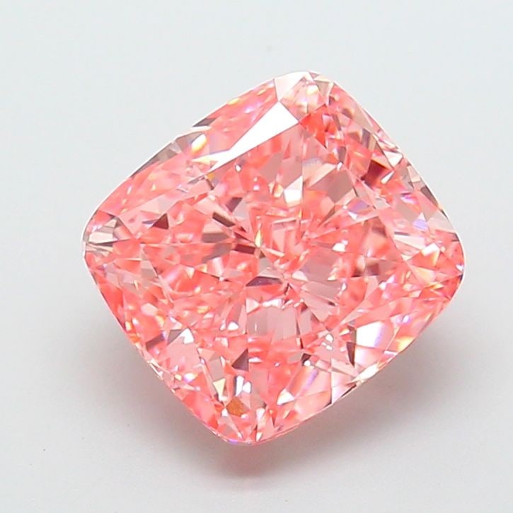 Loose Diamond - CUSHION MODIFIED 5.5ct Fancy Vivid Pink VS1: Loose Diamond - CUSHION MODIFIED 5.5ct Fancy Vivid Pink VS1 Source: This is a real non-mined Diamond that has been grown in a lab Shape: CUSHION MODIFIED Carats: 5.5 Color: Fancy Vivid Pink Certificat