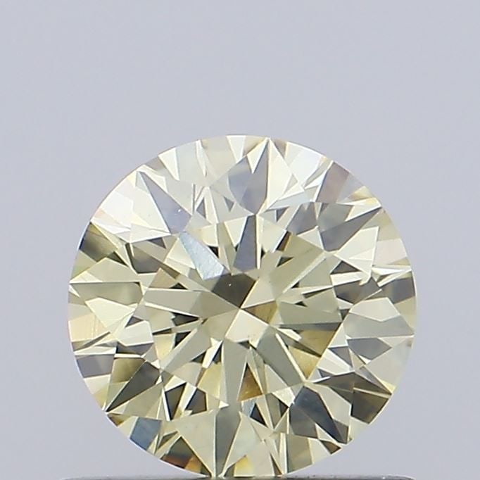 Loose Diamond - ROUND 0.76ct Fancy Light Yellow VVS2: Loose Diamond - ROUND 0.76ct Fancy Light Yellow VVS2 Source: This is a real non-mined Diamond that has been grown in a lab Shape: ROUND Carats: 0.76 Color: Fancy Light Yellow Certification: IGI Video:
