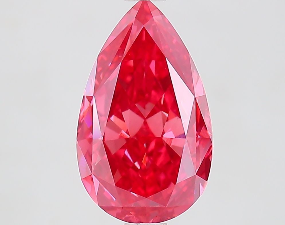 Loose Diamond - PEAR 3.02ct Fancy Vivid Pink VS1: Loose Diamond - PEAR 3.02ct Fancy Vivid Pink VS1 Source: This is a real non-mined Diamond that has been grown in a lab Shape: PEAR Carats: 3.02 Color: Fancy Vivid Pink Certification: IGI Video: Video