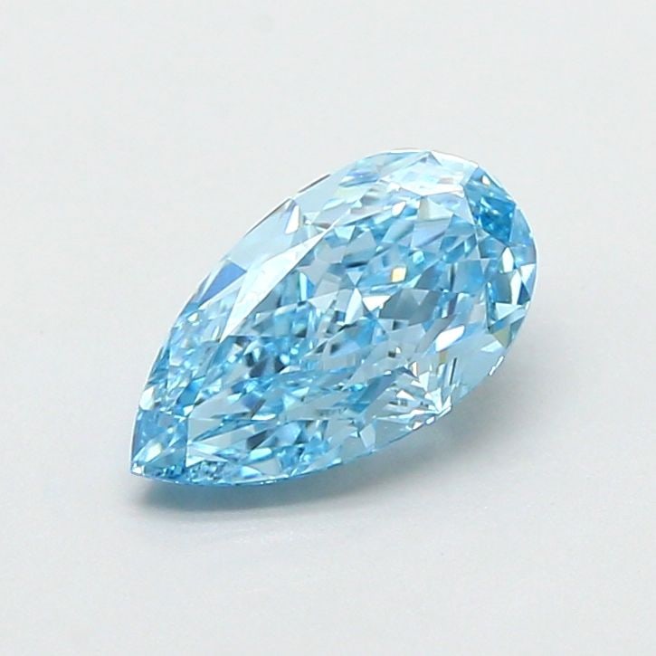 Loose Diamond - PEAR 1.11ct Fancy Vivid Blue VVS2: Loose Diamond - PEAR 1.11ct Fancy Vivid Blue VVS2 Source: This is a real non-mined Diamond that has been grown in a lab Shape: PEAR Carats: 1.11 Color: Fancy Vivid Blue Certification: IGI Video: