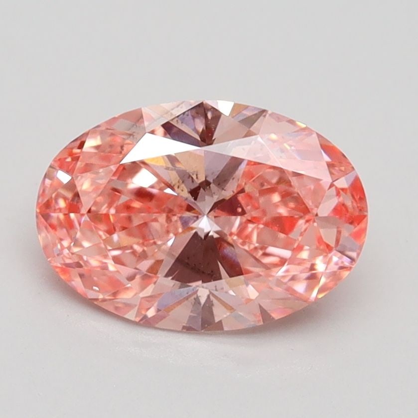 Loose Diamond - OVAL 1.36ct Fancy Vivid Pink SI1: Loose Diamond - OVAL 1.36ct Fancy Vivid Pink SI1 Source: This is a real non-mined Diamond that has been grown in a lab Shape: OVAL Carats: 1.36 Color: Fancy Vivid Pink Certification: IGI Video: