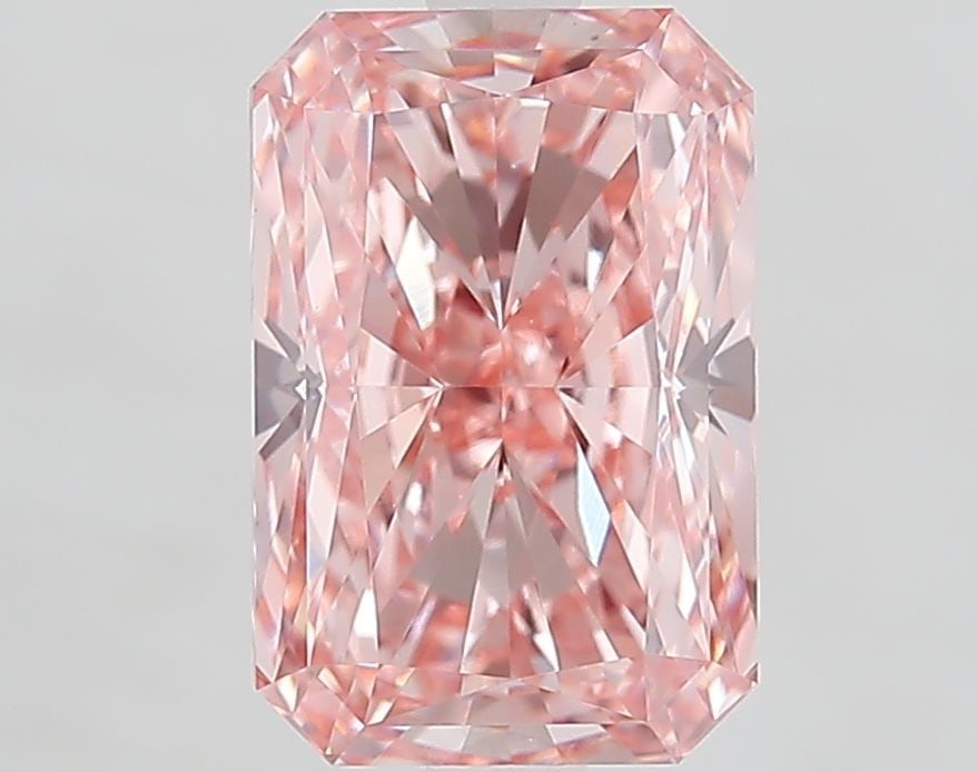 Loose Diamond - RADIANT 3.04ct Fancy Vivid Pink VVS2: Loose Diamond - RADIANT 3.04ct Fancy Vivid Pink VVS2 Source: This is a real non-mined Diamond that has been grown in a lab Shape: RADIANT Carats: 3.04 Color: Fancy Vivid Pink Certification: IGI Video: