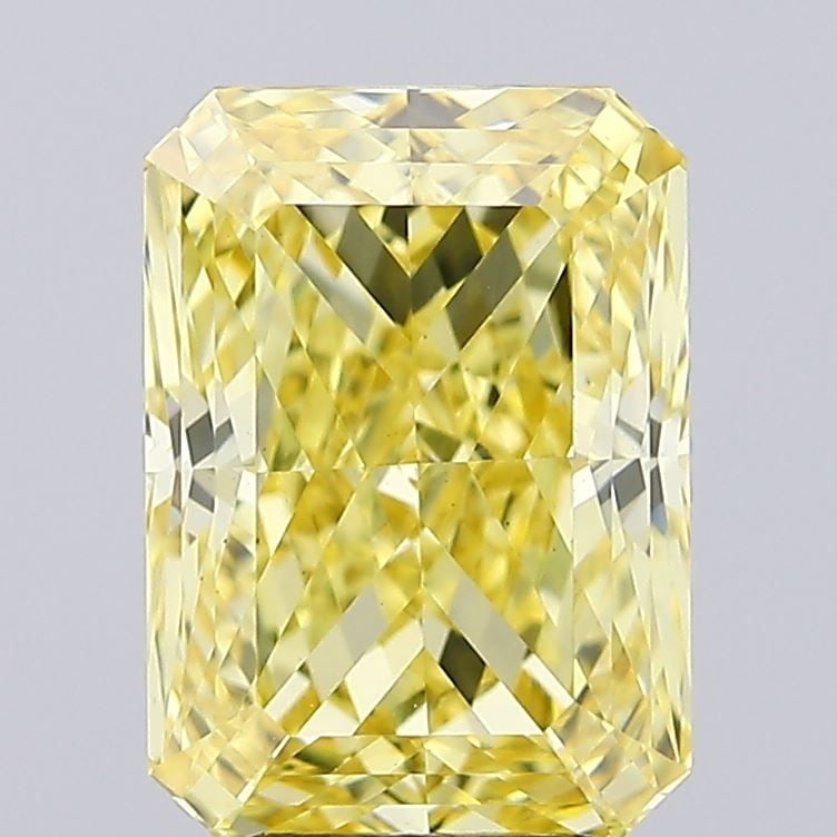 Loose Diamond - RADIANT 2.21ct Fancy Intense Yellow VS2: Loose Diamond - RADIANT 2.21ct Fancy Intense Yellow VS2 Source: This is a real non-mined Diamond that has been grown in a lab Shape: RADIANT Carats: 2.21 Color: Fancy Intense Yellow Certification: IGI