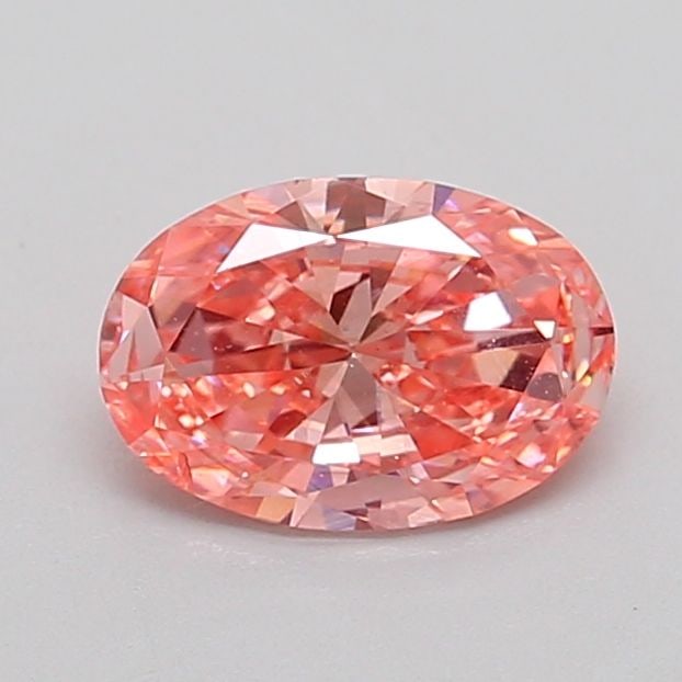 Loose Diamond - OVAL 0.84ct Fancy Vivid Pink SI1: Loose Diamond - OVAL 0.84ct Fancy Vivid Pink SI1 Source: This is a real non-mined Diamond that has been grown in a lab Shape: OVAL Carats: 0.84 Color: Fancy Vivid Pink Certification: IGI Video:
