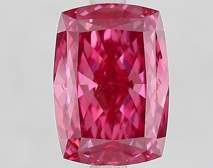 Loose Diamond - CUSHION MODIFIED 3.02ct Fancy Vivid Pink VVS2: Loose Diamond - CUSHION MODIFIED 3.02ct Fancy Vivid Pink VVS2 Source: This is a real non-mined Diamond that has been grown in a lab Shape: CUSHION MODIFIED Carats: 3.02 Color: Fancy Vivid Pink Certifi
