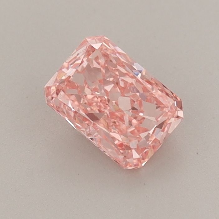 Loose Diamond - RADIANT 0.6ct Fancy Vivid Pink VVS2: Loose Diamond - RADIANT 0.6ct Fancy Vivid Pink VVS2 Source: This is a real non-mined Diamond that has been grown in a lab Shape: RADIANT Carats: 0.6 Color: Fancy Vivid Pink Certification: IGI Video: