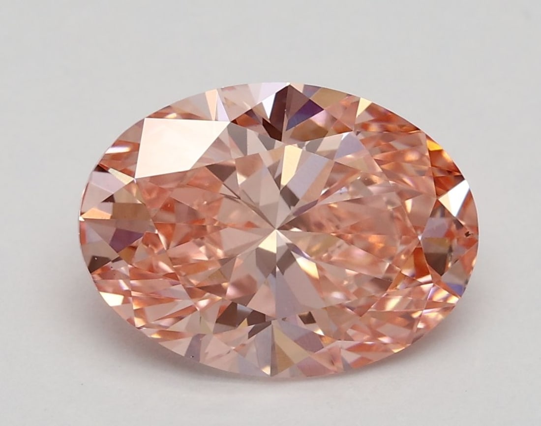 Loose Diamond - OVAL 2.13ct Fancy Vivid Pink VS1: Loose Diamond - OVAL 2.13ct Fancy Vivid Pink VS1 Source: This is a real non-mined Diamond that has been grown in a lab Shape: OVAL Carats: 2.13 Color: Fancy Vivid Pink Certification: IGI Video: