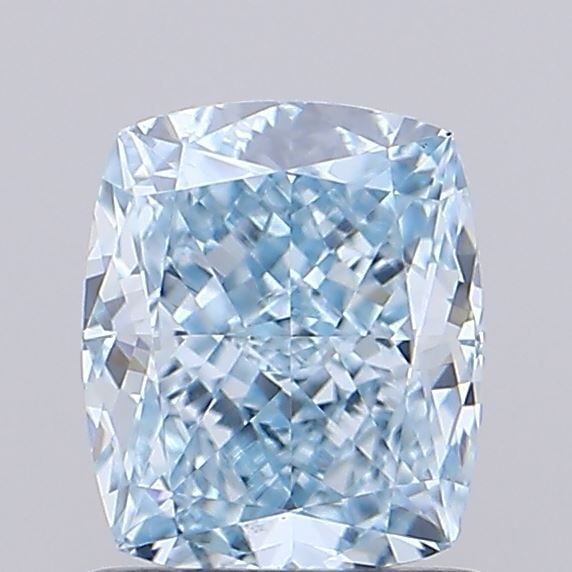 Loose Diamond - CUSHION MODIFIED 1.01ct Fancy Vivid Blue VVS2: Loose Diamond - CUSHION MODIFIED 1.01ct Fancy Vivid Blue VVS2 Source: This is a real non-mined Diamond that has been grown in a lab Shape: CUSHION MODIFIED Carats: 1.01 Color: Fancy Vivid Blue Certifi