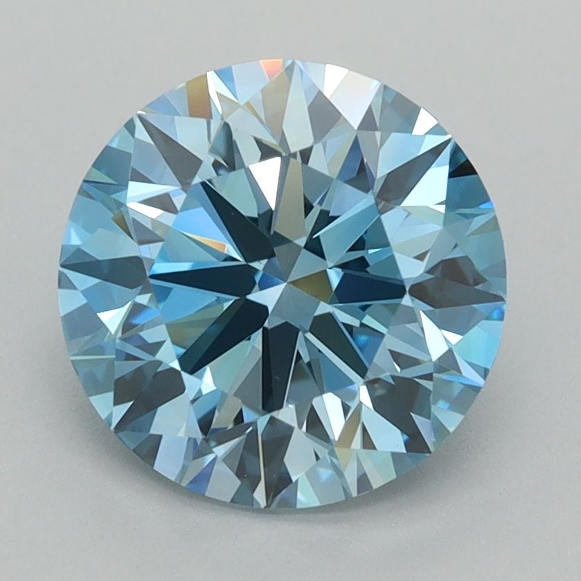 Ideal Loose Diamond - ROUND 2.51ct Fancy Vivid Blue VVS2: Ideal Loose Diamond - ROUND 2.51ct Fancy Vivid Blue VVS2 Source: This is a real non-mined Diamond that has been grown in a lab Shape: ROUND Carats: 2.51 Color: Fancy Vivid Blue Certification: IGI Vide