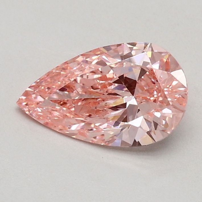 Loose Diamond - PEAR 0.53ct Fancy Vivid Pink VS1: Loose Diamond - PEAR 0.53ct Fancy Vivid Pink VS1 Source: This is a real non-mined Diamond that has been grown in a lab Shape: PEAR Carats: 0.53 Color: Fancy Vivid Pink Certification: IGI Video: