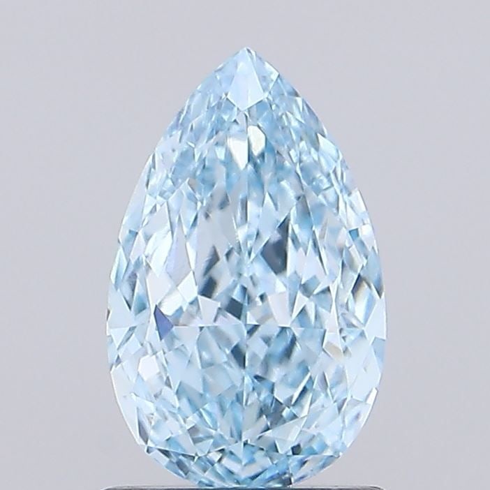 Loose Diamond - PEAR 1.11ct Fancy Vivid Blue VVS1: Loose Diamond - PEAR 1.11ct Fancy Vivid Blue VVS1 Source: This is a real non-mined Diamond that has been grown in a lab Shape: PEAR Carats: 1.11 Color: Fancy Vivid Blue Certification: IGI Video: