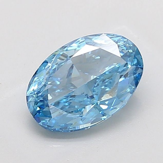 Loose Diamond - OVAL 3.01ct Fancy Vivid Blue VS1: Loose Diamond - OVAL 3.01ct Fancy Vivid Blue VS1 Source: This is a real non-mined Diamond that has been grown in a lab Shape: OVAL Carats: 3.01 Color: Fancy Vivid Blue Certification: IGI Video: